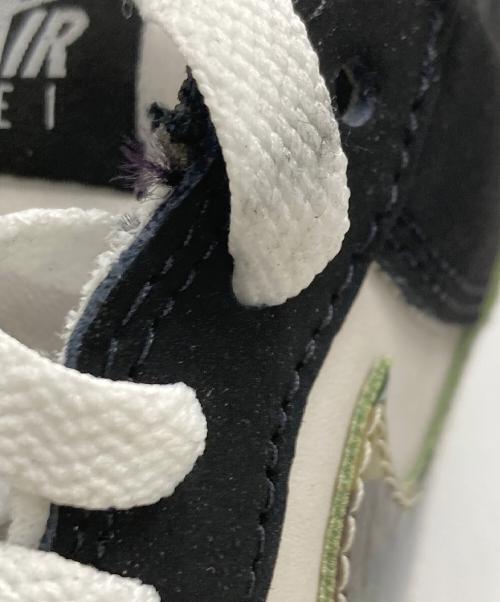 NIKE（ナイキ）NIKE (ナイキ) AIR FORCE 1 LOW RETRO WHITE/BLACK-GUM MED BROWN-SUMMIT WHITE グリーン サイズ:26.5㎝の古着・服飾アイテム