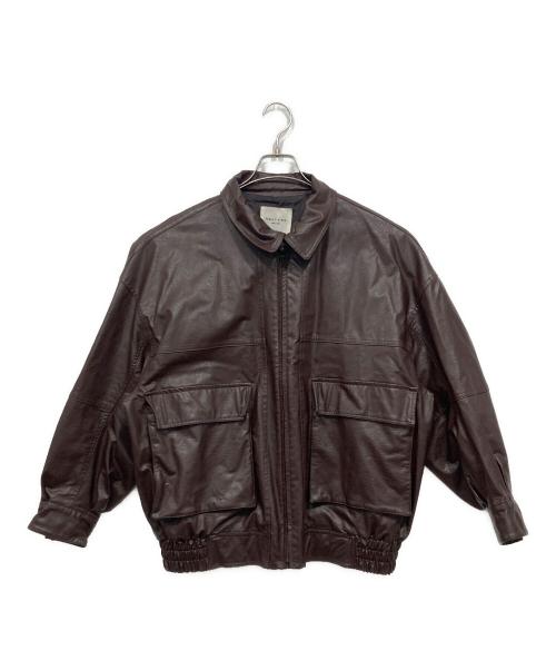 FREAK'S STORE（フリークスストア）FREAK'S STORE (フリークスストア) フェイクレザージャケット ブラウン サイズ:Fの古着・服飾アイテム
