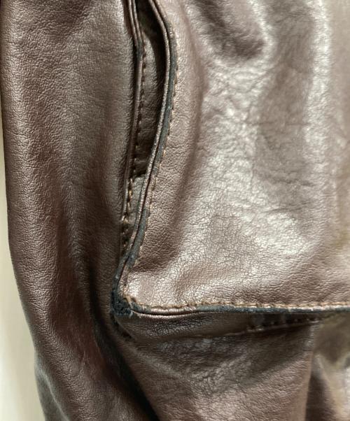 FREAK'S STORE（フリークスストア）FREAK'S STORE (フリークスストア) フェイクレザージャケット ブラウン サイズ:Fの古着・服飾アイテム