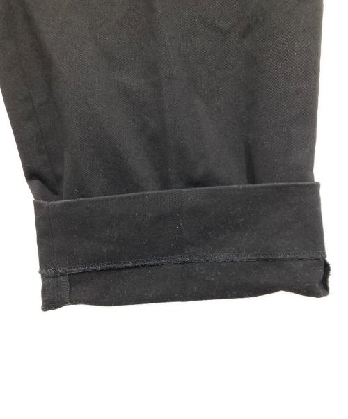 STEVEN ALAN（スティーブンアラン）STEVEN ALAN (スティーブンアラン) コットンスラックス ブラック サイズ:Ｌ　の古着・服飾アイテム