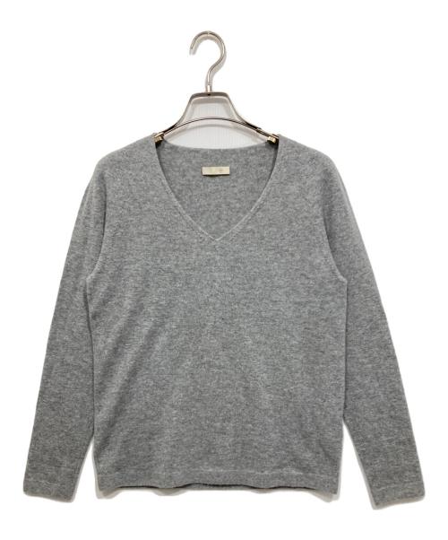 トウヨウボウシ（トウヨウボウシ）トウヨウボウシ (トウヨウボウシ) カシミヤニット / 糸衣 KIDO グレー サイズ:1の古着・服飾アイテム