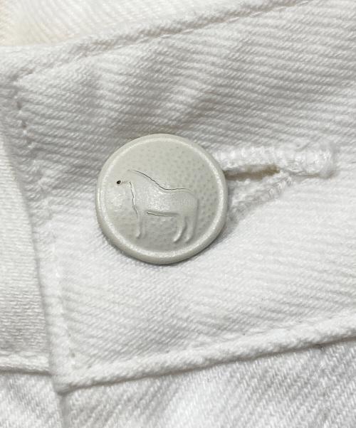 45R（フォーティファイブ・アール）45R (フォーティファイブ・アール) デニムパンツ / シャルロット ホワイト サイズ:1の古着・服飾アイテム