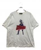 Hysteric Glamourヒステリックグラマー）の古着「VIXEN GIRL刺繍 Tシャツ」｜ホワイト