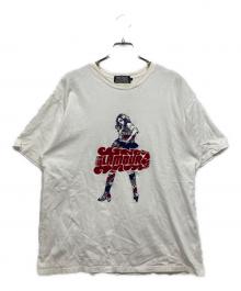 Hysteric Glamour（ヒステリックグラマー）の古着「VIXEN GIRL刺繍 Tシャツ」｜ホワイト