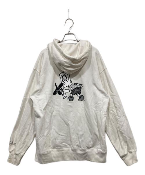 WIND AND SEA（ウィンダンシー）WIND AND SEA (ウィンダンシー) The Simpsons (ザ シンプソンズ) WDS Graffiti Logo Hoodie ホワイト サイズ:XLの古着・服飾アイテム