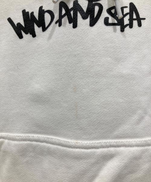 WIND AND SEA（ウィンダンシー）WIND AND SEA (ウィンダンシー) The Simpsons (ザ シンプソンズ) WDS Graffiti Logo Hoodie ホワイト サイズ:XLの古着・服飾アイテム