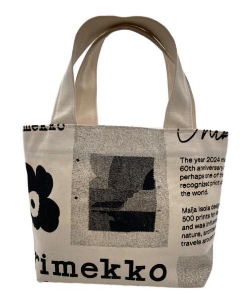 marimekko（マリメッコ）marimekko (マリメッコ) NYYTTI UNIKKO トートバッグ アイボリーの古着・服飾アイテム