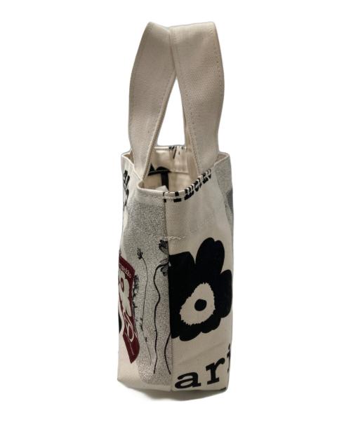 marimekko（マリメッコ）marimekko (マリメッコ) NYYTTI UNIKKO トートバッグ アイボリーの古着・服飾アイテム