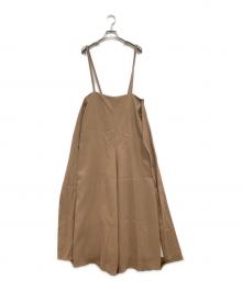 VERMEIL par iena（ヴェルメイユ パー イエナ）の古着「バックリボンサロペット」｜ベージュ