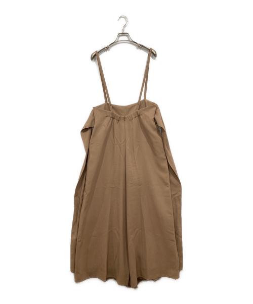 VERMEIL par iena（ヴェルメイユ パー イエナ）VERMEIL par iena (ヴェルメイユ パー イエナ) バックリボンサロペット ベージュ サイズ:38の古着・服飾アイテム