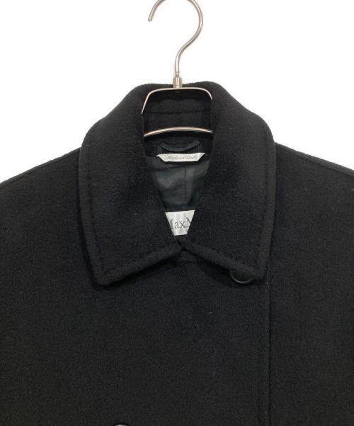 MaxMara（マックスマーラ）MaxMara (マックスマーラ) カシミヤ混コート ブラック サイズ:40の古着・服飾アイテム