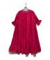 merlette (マーレット) PARADIS パフスリーブ ギャザーフリルティアードワンピース ショッキングピンク サイズ:X SMALL：14000円