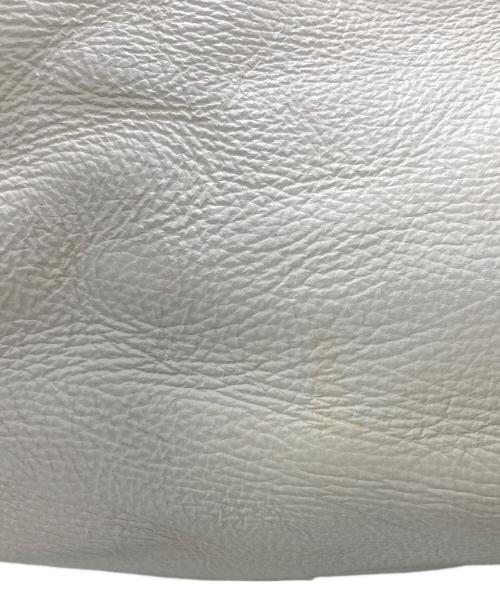 YOUNG & OLSEN The DRYGOODS STORE（ヤングアンドオルセン ザ ドライグッズストア）YOUNG & OLSEN The DRYGOODS STORE (ヤングアンドオルセン ザ ドライグッズストア) レザートートバッグ ホワイトの古着・服飾アイテム