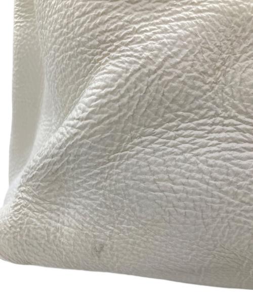 YOUNG & OLSEN The DRYGOODS STORE（ヤングアンドオルセン ザ ドライグッズストア）YOUNG & OLSEN The DRYGOODS STORE (ヤングアンドオルセン ザ ドライグッズストア) レザートートバッグ ホワイトの古着・服飾アイテム