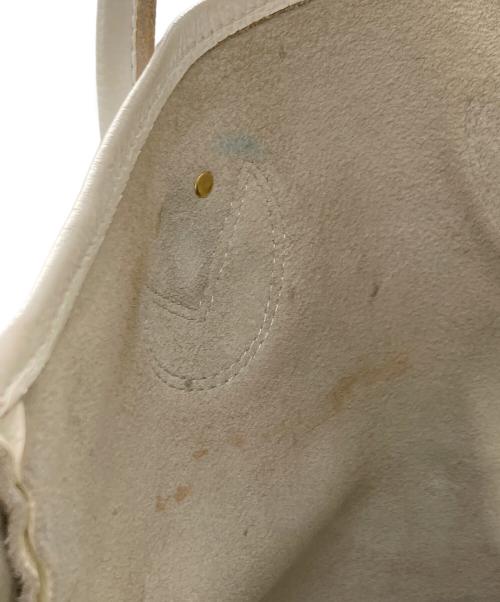 YOUNG & OLSEN The DRYGOODS STORE（ヤングアンドオルセン ザ ドライグッズストア）YOUNG & OLSEN The DRYGOODS STORE (ヤングアンドオルセン ザ ドライグッズストア) レザートートバッグ ホワイトの古着・服飾アイテム