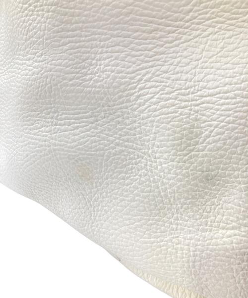 YOUNG & OLSEN The DRYGOODS STORE（ヤングアンドオルセン ザ ドライグッズストア）YOUNG & OLSEN The DRYGOODS STORE (ヤングアンドオルセン ザ ドライグッズストア) レザートートバッグ ホワイトの古着・服飾アイテム