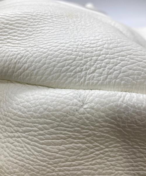 YOUNG & OLSEN The DRYGOODS STORE（ヤングアンドオルセン ザ ドライグッズストア）YOUNG & OLSEN The DRYGOODS STORE (ヤングアンドオルセン ザ ドライグッズストア) レザートートバッグ ホワイトの古着・服飾アイテム