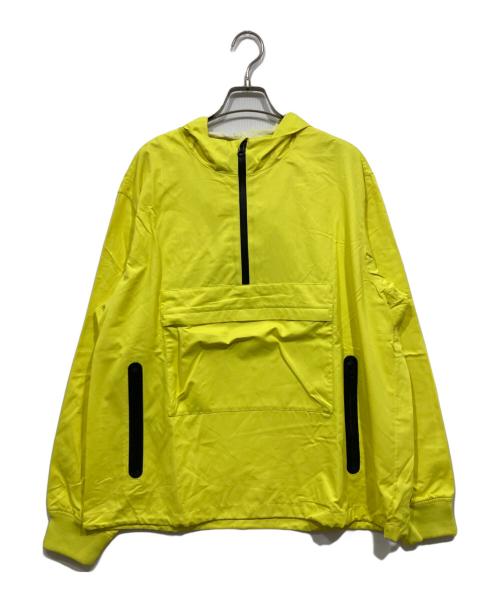 A.P.C.（アーペーセー）A.P.C. (アーペーセー) ロゴプリントアノラックパーカー イエロー サイズ:Mの古着・服飾アイテム