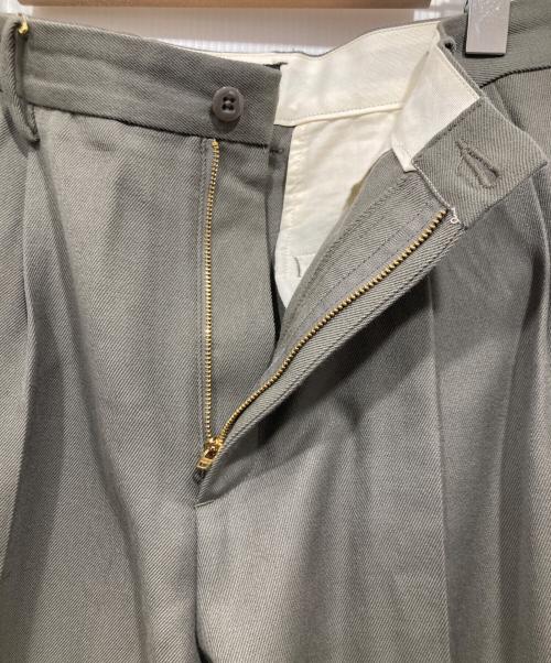 WACKO MARIA（ワコマリア）WACKO MARIA (ワコマリア) テーパードトラウザーパンツ / DOUBLE PLEATED CHINO TROUSERS -TYPE-2- グリーン サイズ:Lの古着・服飾アイテム