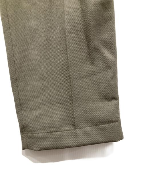 WACKO MARIA（ワコマリア）WACKO MARIA (ワコマリア) テーパードトラウザーパンツ / DOUBLE PLEATED CHINO TROUSERS -TYPE-2- グリーン サイズ:Lの古着・服飾アイテム