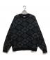 BUDSPOOL（バッズプール）の古着「クルーネックニット / 花罰家紋 COTTON KNIT」｜ブラック