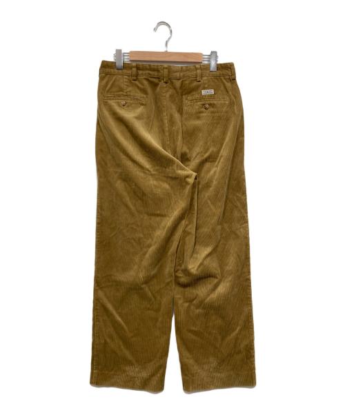 POLO RALPH LAUREN（ポロ・ラルフローレン）POLO RALPH LAUREN (ポロ・ラルフローレン) コーデュロイタックパンツ ベージュ サイズ:35の古着・服飾アイテム