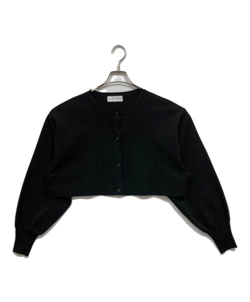RIM.ARK（リムアーク）RIM.ARK (リムアーク) ショートカーディガン / Short oblong knit CD ブラック サイズ:FREEの古着・服飾アイテム