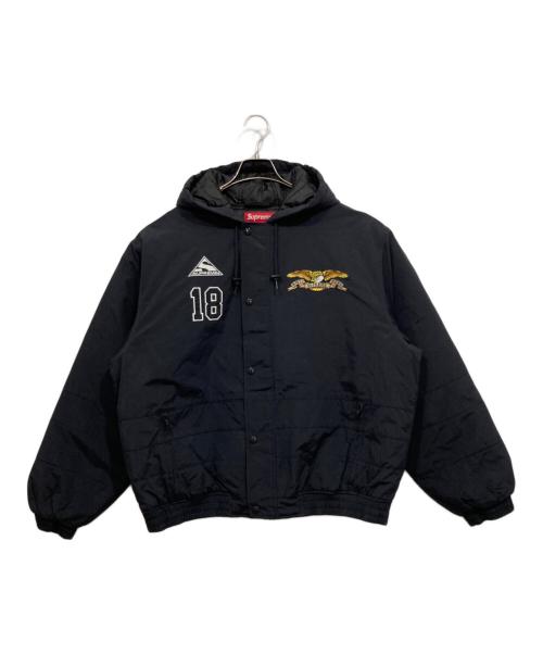 SUPREME（シュプリーム）Supreme (シュプリーム) ANTIHERO (アンタイヒーロー) スタジアムジャケット / Stadium Jacket ブラック サイズ:Lの古着・服飾アイテム