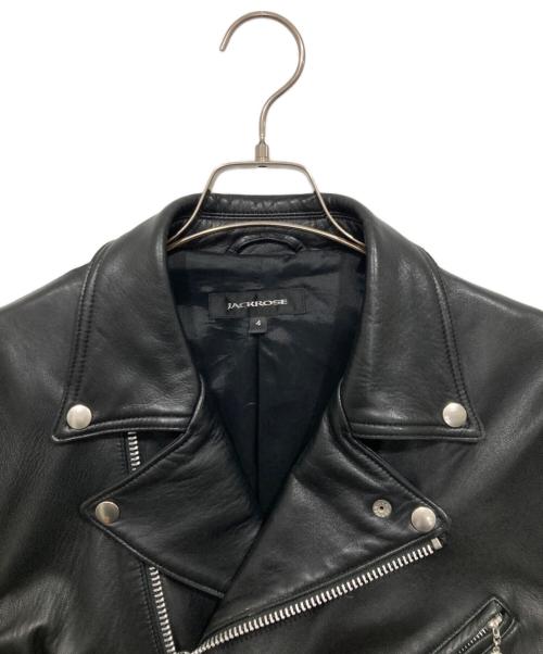 JACKROSE（ジャックローズ）JACKROSE (ジャックローズ) ダブルライダースジャケット ブラック サイズ:Lの古着・服飾アイテム