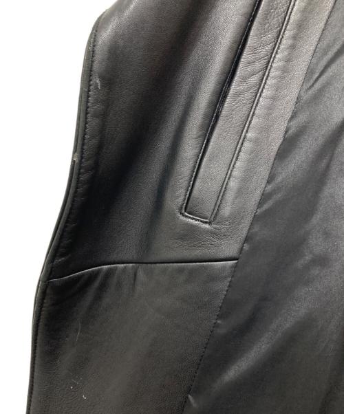 JACKROSE（ジャックローズ）JACKROSE (ジャックローズ) ダブルライダースジャケット ブラック サイズ:Lの古着・服飾アイテム