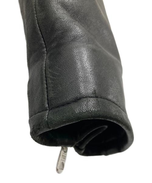 JACKROSE（ジャックローズ）JACKROSE (ジャックローズ) ダブルライダースジャケット ブラック サイズ:Lの古着・服飾アイテム