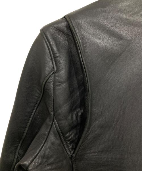 JACKROSE（ジャックローズ）JACKROSE (ジャックローズ) ダブルライダースジャケット ブラック サイズ:Lの古着・服飾アイテム