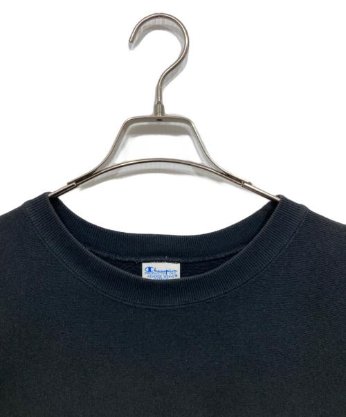 Champion REVERSE WEAVE（チャンピオン リバース ウィーブ）Champion REVERSE WEAVE (チャンピオン リバース ウィーブ) クルーネックスウェット ブラック サイズ:Lの古着・服飾アイテム