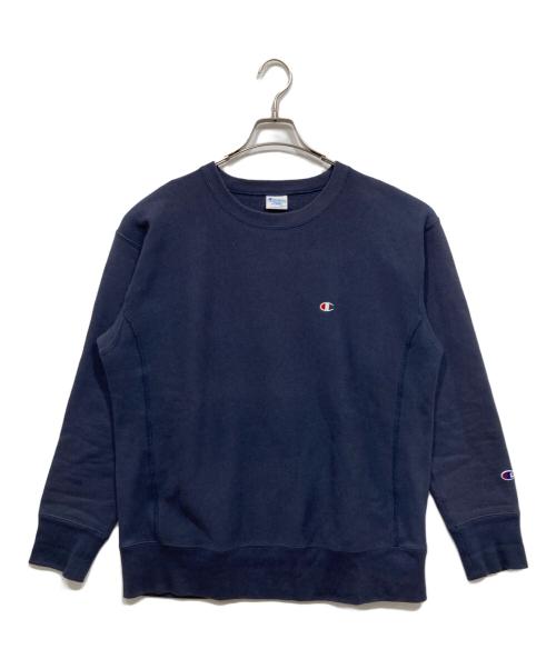 Champion REVERSE WEAVE（チャンピオン リバース ウィーブ）Champion REVERSE WEAVE (チャンピオン リバース ウィーブ) クルーネックスウェット ネイビー サイズ:XLの古着・服飾アイテム