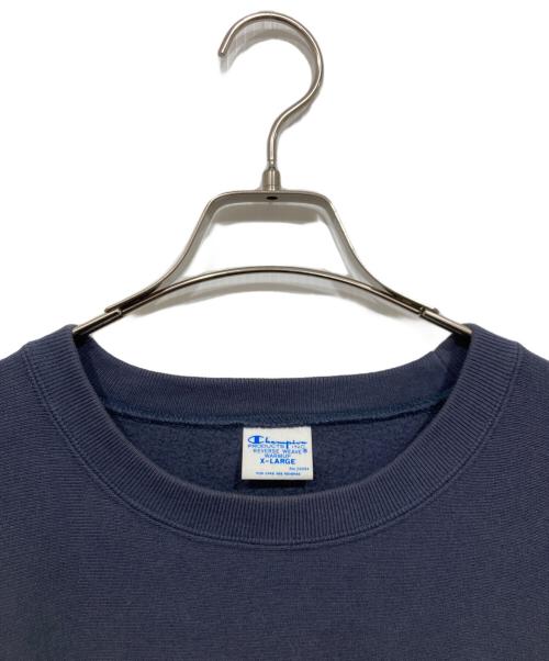 Champion REVERSE WEAVE（チャンピオン リバース ウィーブ）Champion REVERSE WEAVE (チャンピオン リバース ウィーブ) クルーネックスウェット ネイビー サイズ:XLの古着・服飾アイテム