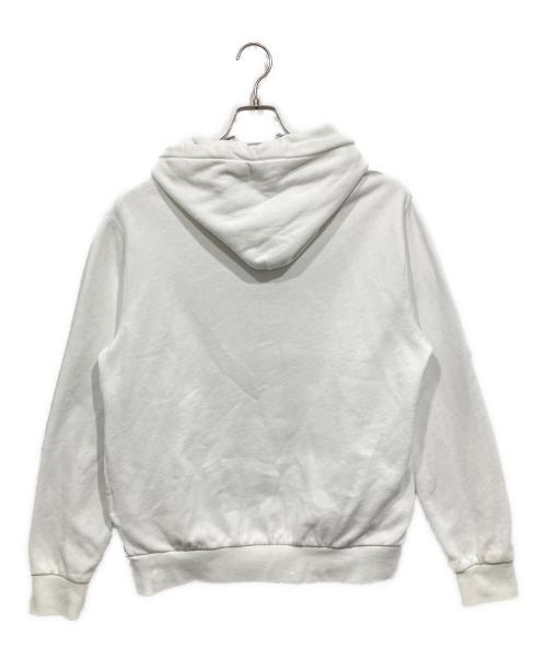 POLO RALPH LAUREN（ポロ・ラルフローレン）POLO RALPH LAUREN (ポロ・ラルフローレン) 転写プリントプルオーバーパーカー ホワイト サイズ:Mの古着・服飾アイテム