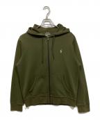 POLO RALPH LAURENポロ・ラルフローレン）の古着「ジップパーカー」｜グリーン