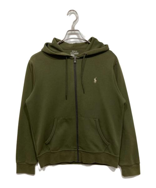 POLO RALPH LAUREN（ポロ・ラルフローレン）POLO RALPH LAUREN (ポロ・ラルフローレン) ジップパーカー グリーン サイズ:Mの古着・服飾アイテム