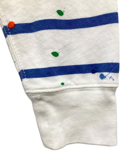 POLO RALPH LAUREN（ポロ・ラルフローレン）POLO RALPH LAUREN (ポロ・ラルフローレン) ボーダーパーカー ホワイト サイズ:Mの古着・服飾アイテム