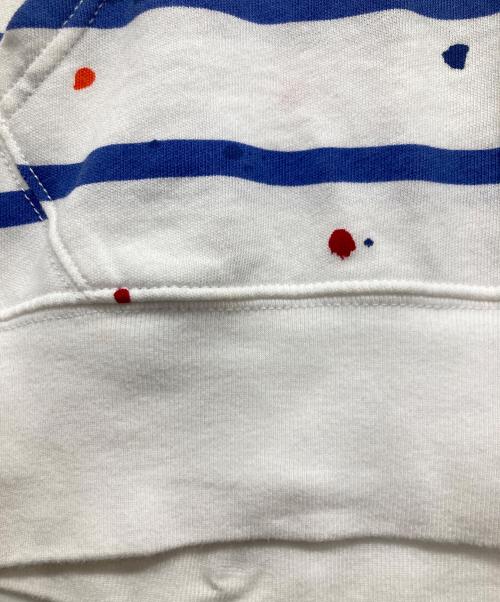 POLO RALPH LAUREN（ポロ・ラルフローレン）POLO RALPH LAUREN (ポロ・ラルフローレン) ボーダーパーカー ホワイト サイズ:Mの古着・服飾アイテム