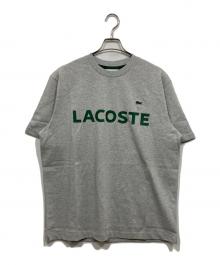 LACOSTE（ラコステ）の古着「ヘビーウェイトブランドネームロゴTシャツ」｜グレー