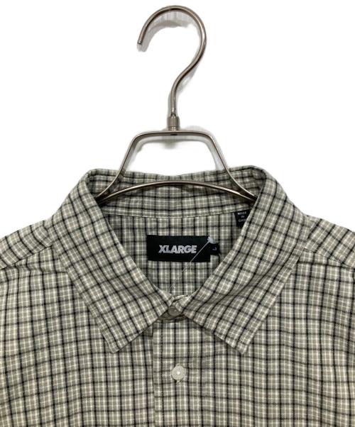 X-LARGE（エクストララージ）X-LARGE (エクストララージ) PLAID 長袖 チェックシャツ グリーン サイズ:L 未使用品の古着・服飾アイテム