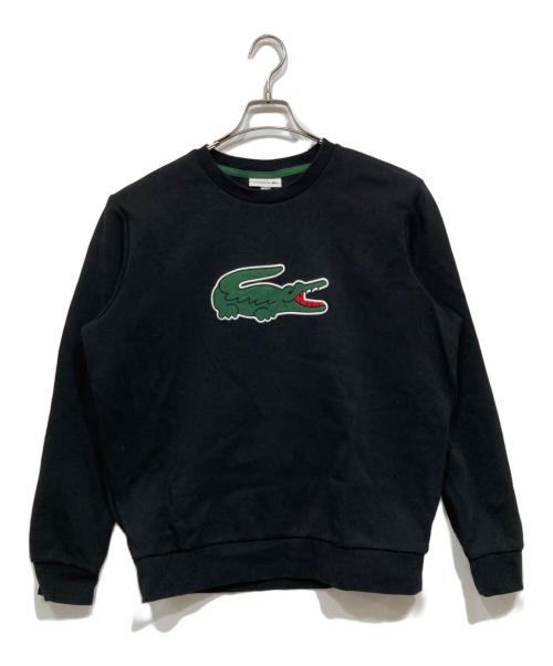 LACOSTE（ラコステ）LACOSTE (ラコステ) クルーネックスウェット ブラック サイズ:US　Lの古着・服飾アイテム
