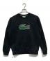 LACOSTE（ラコステ）の古着「クルーネックスウェット」｜ブラック