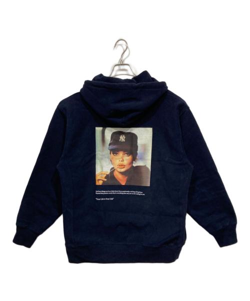 APPLEBUM（アップルバム）APPLEBUM (アップルバム) プルオーバーパーカー ネイビー サイズ:XLの古着・服飾アイテム