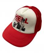 Hysteric Glamourヒステリックグラマー）の古着「メッシュキャップ」｜レッド