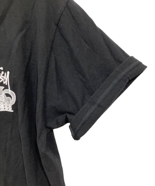 stussy（ステューシー）stussy (ステューシー) プリントTシャツ ブラック サイズ:Ｌ　の古着・服飾アイテム