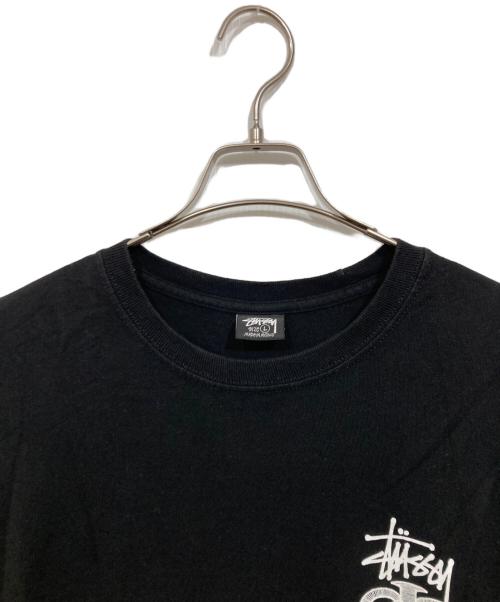 stussy（ステューシー）stussy (ステューシー) プリントTシャツ ブラック サイズ:Ｌ　の古着・服飾アイテム