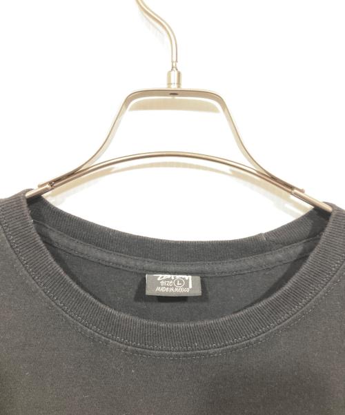 stussy（ステューシー）stussy (ステューシー) プリントTシャツ ブラック サイズ:Ｌ　の古着・服飾アイテム