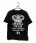 stussy (ステューシー) プリントTシャツ ブラック サイズ:Ｌ　：6000円